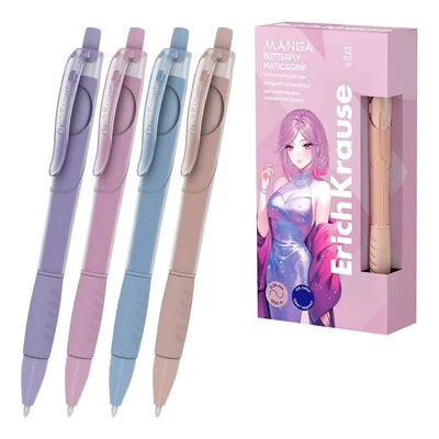 EK-61096 Golyóstoll Kék Manga Butterfly Matic&amp;Grip