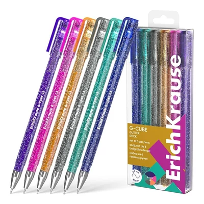 EK-61458 Zseléstoll klt. 6db G-CUBE Stick Glitter