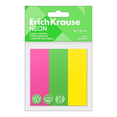 EK-61563 Jelölőcímke Neon 300db 25*75mm