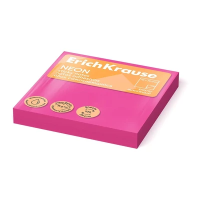 EK-61657 Jegyzettömb 100lap 75*75mm Neon pink