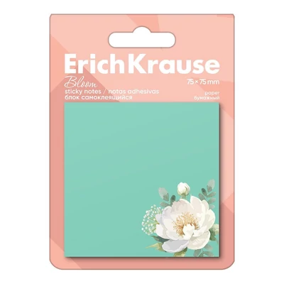 EK-61662 Jegyzettömb Pastel Bloom 50lap 75*75mm Zöld