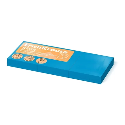 EK-61709 Jegyzettömb Neon 300lap 50*40mm kék