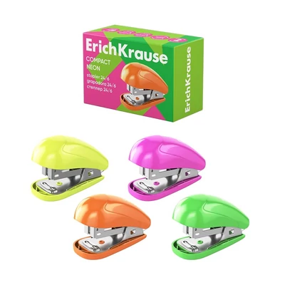 EK-61736 Tűzőgép mini Camppact Neon No.24/6 20lap