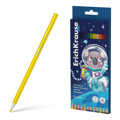 EK-61786 Színesceruza 12db-os Kids Space Aimals