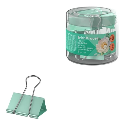 EK-62068 Binder csipesz 32mm 9db Pastel Bloom Mint