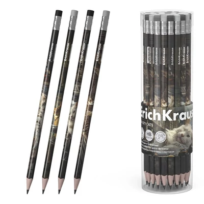 EK-62760 Grafit ceruza HB háromszög alakú 42db-os Big City Cats
