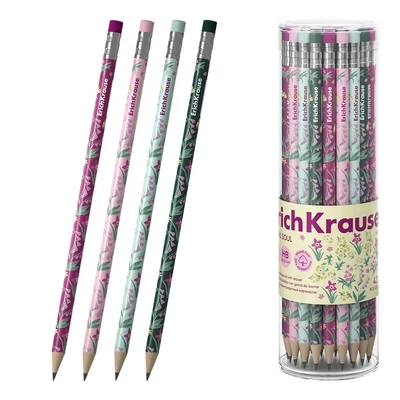 EK-62775 Grafit ceruza HB 42db-os Floral Soul