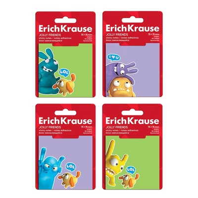 EK-63189 Jegyzettömb Jolly Friends 50lap 75*75mm