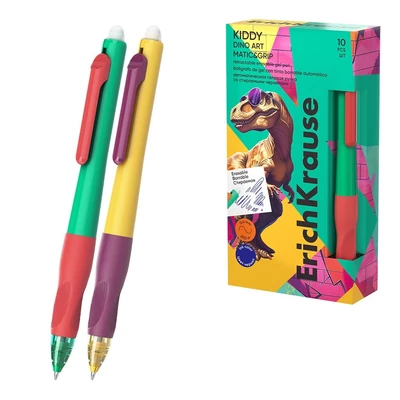 EK-63696 Zseléstoll Kék Kiddy Dino Art Matic&amp;Grip Radírozható