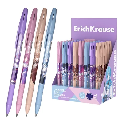 EK-63911 Golyóstoll Kék R-301 Stick&amp;Grip Manga
