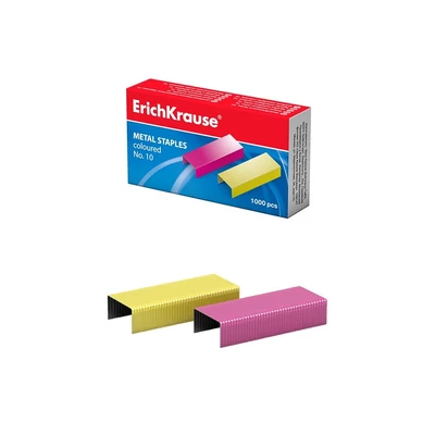 EK-7140 Tűzőkapocs No.10 1000db színes
