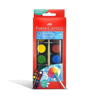 FC-125017 Vízfesték 12db-os Faber-Castell kicsi