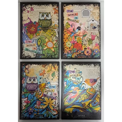 FC-15101-04v Notesz vonalas B5 80lap The world is beautiful