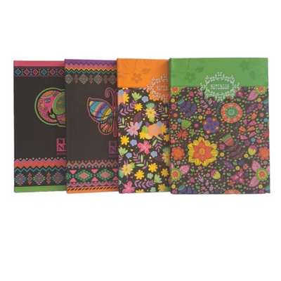 FC-1725-77 Notesz vonalas 145*197mm 80lap Ethnic notebook