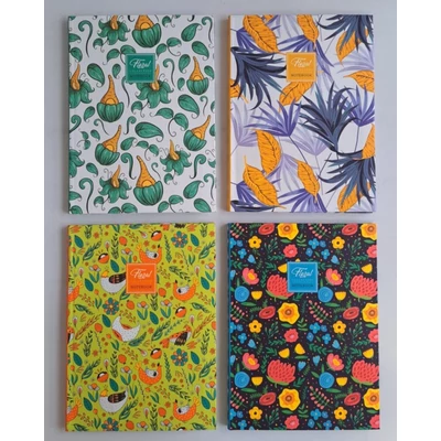 FC-18314-17v Notesz vonalas 145*197mm 64lap Floral collection