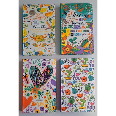 FC-18338-68 Notesz vegyes oldalak 105*165mm 120lap Love