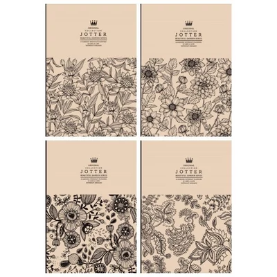 FC-18378-97 Notesz vegyes oldalak 113*165mm 96lap Kraft Garden