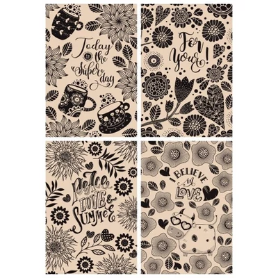 FC-18422-25 Notesz vegyes oldalak 113*165mm 96lap Jotter craft series