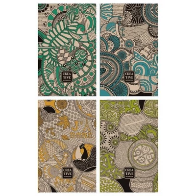 FC-1845-48 Notesz vonalas 125*200mm 80lap Creative Notebook