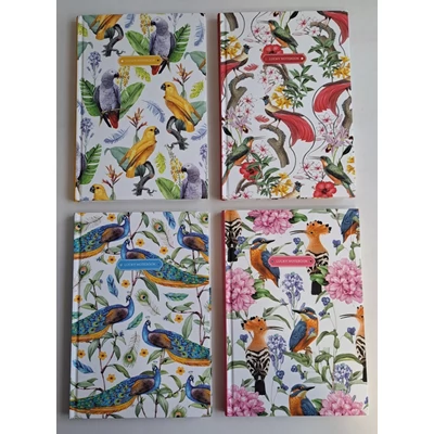 FC-19483-86 Notesz kockás 143*210mm 80lap Birds