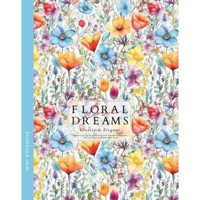 FC-23238v Notesz vonalas 128*165mm 64lap Floral dreams Színes virágok