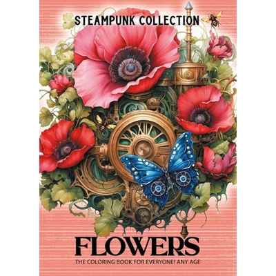FC-24006 Kifestő felnőtteknek A/4 Flowers (piros)