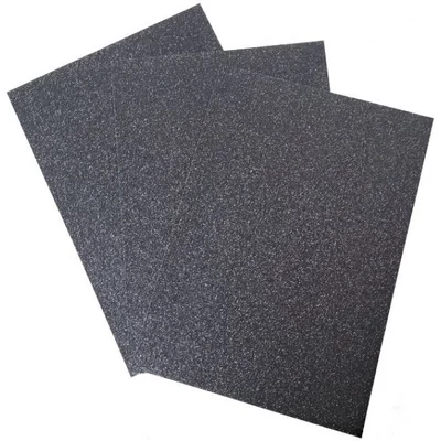 FC-GL250-015 Kreatív Glitteres színes papír A4 3db Fekete