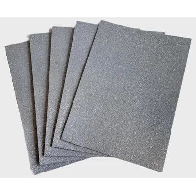 FC-GLEVA1ADH-016 Dekorgumi A4 Glitteres, öntapadó 5db Ezüst