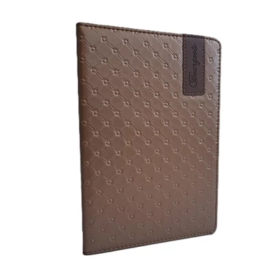 FC-N9089 Notesz PVC vonalas A/5 80lap Barna steppelt