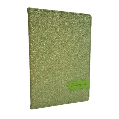 FC-N9108 Notesz PVC pontozott A/5 80lap Zöld glitteres