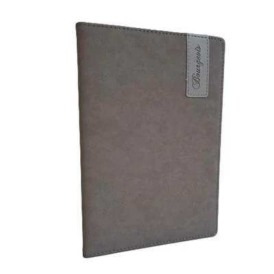 FC-N9207 Notesz PVC kockás A/5 80lap Matt szürke