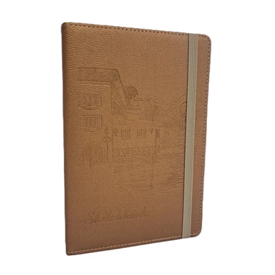FC-N9318 Vázlatfüzet PVC A/5 100lap Bronz város kép