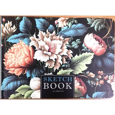 FC-N9579 Vázlatfüzet A/5 24lap Virágos