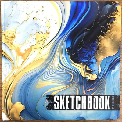 FC-N9582 Vázlatfüzet 200*200mm 24lap Márvány minta