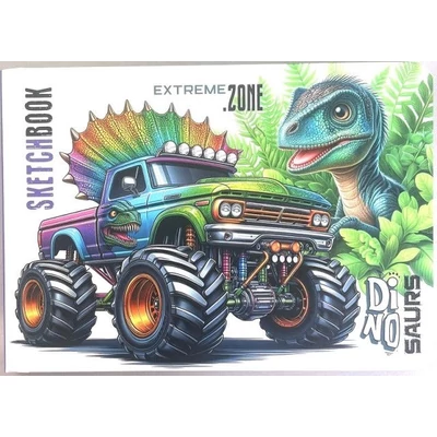 FC-N9838 Vázlatfüzet B/6 48lap Dinosaurs