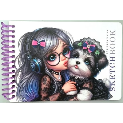 FC-N9850 Vázlatfüzet A/6 24lap Chic girl