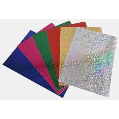 FC-YT6S Kreatív Hologramos karton A4 6db MIX