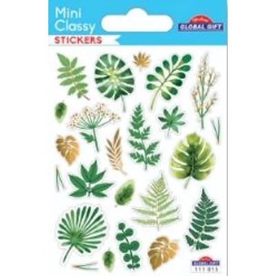 GG-111015 MiniClassy Matrica - Levelek 7,5*10cm