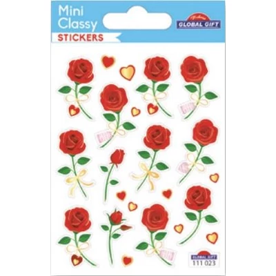 GG-111023 MiniClassy Matrica - Rózsák 7,5*10cm