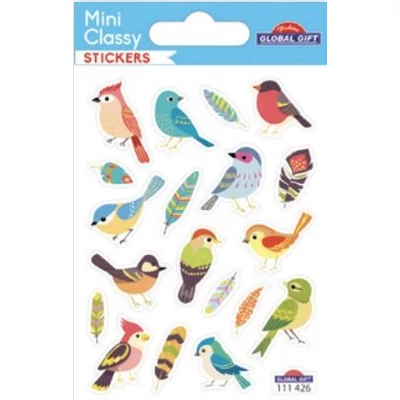 GG-111426 MiniClassy Matrica - Madarak 7,5*10cm