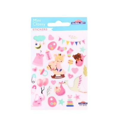 GG-111615 MiniClassy Matrica - Babavárós lányos 7,5*10cm