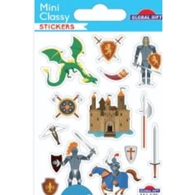 GG-111635 MiniClassy Matrica - Lovagok 7,5*10cm