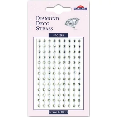 GG-160003 Diamond Deco Strass matrica 3mm Ezüst