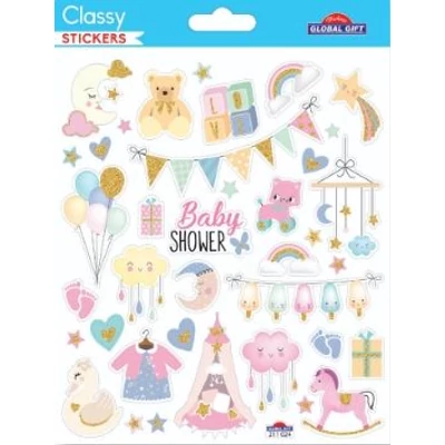 GG-211024 Classy Matrica - Babavárós lányos 15*17cm