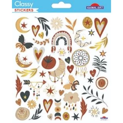 GG-211031 Classy Matrica - Álomfogó+Hold+Szív 15*17cm