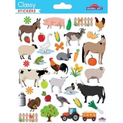 GG-211416 Classy Matrica - Farmos glitteres 15*17cm