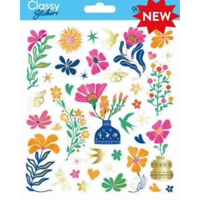 GG-211639 Classy Matrica - Virágok 15*17cm