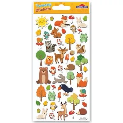 GG-270023 Tweeny Matrica - Erdei állatok 9*17,5cm