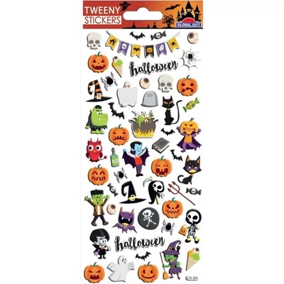 GG-270305 Halloween Tweeny Matrica - Halloweeni motívumok 9*17,5cm