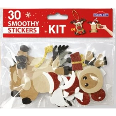 GG-290009 Christmas Smoothy Matrica - Rénszarvas készítő szett 15*8cm